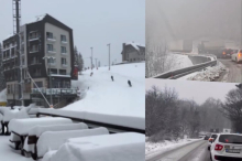 DRAMATIČNI SNIMCI SNEŽNE VEJAVICE KOJA JE U SEKUNDI POGODILA SRBIJU Pogledajte svu snagu nevremena širom zemlje: Zavejani putevi, stvaraju se kolone (VIDEO)