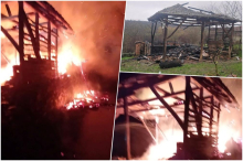 VATRA PROGUTALA OBJEKAT KOD PROKUPLJA, PIROMAN SE SAM PRIJAVIO? Novi detalji, otkriven motiv incidenta (FOTO)