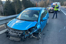 Berüchtigte Kurve: Pkw kam auf A2-Südautobahn ins Schleudern