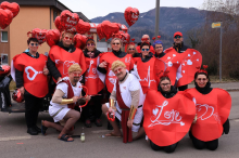 Faschingsumzug in Proleb: Faschingsnarren zeigten sich farbenfroh und originell