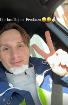 Domen Prevc Predazzo zapušča ne le z dvema medaljama, ampak tudi z dvema šivoma