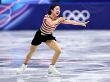 17-letna japonska umetnostna drsalka najboljša v kratkem programu