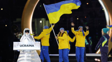 Olympische Winterspiele: Russin trug Ukraine-Schild bei der Eröffnungsfeier