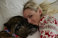 US-Skistar Lindsey Vonn trauert um ihren verstorbenen Hund Leo