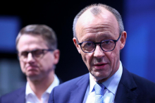 Merz: Vojno v Ukrajini lahko konča samo vojaška ali gospodarska izčrpanost