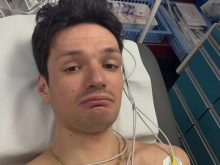 Tommaso Giacomel po vodstvu odstopil in pristal v bolnišnici