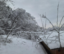 Ekipe iz vse države odpravljajo težave na električnem omrežju, brez elektrike več tisoč odjemalcev