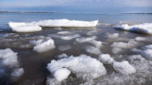 Steigende Temperaturen: Wärmere Tage lassen Eis an der Ostseeküste schmelzen