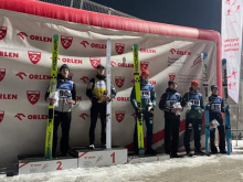 Enej Faletič zmagovalec Alpskega pokala, na stopničkah tudi Terbovšek in Košnjek