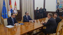 VUČIĆ SE SASTAO SA SORENSENOM: Predsednik Srbije razgovara sa specijalnim izaslanikom EU za dijalog Beograda i Prištine (VIDEO)