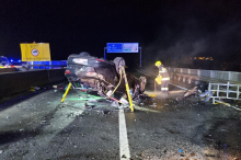 Auto bei Unfall überschlagen: 35-Jähriger schwer verletzt