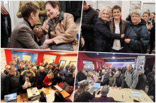 NEZAPAMĆENA GUŽVA U LUČANIMA I ARANĐELOVCU NA PRIKUPLJANJU POTPISA ZA SNS LISTU: Građani čekali u redovima da daju svoju podršku (FOTO)