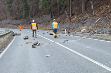 Nach Felssturz: So lange bleibt die B 20 mindestens gesperrt
