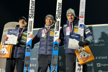 Nika Prevc in Anže Lanišek znova državna prvaka