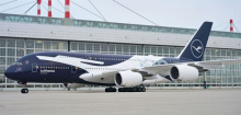 Lufthansa lackiert A380 zum 100-jährigen Firmenjubiläum mit XXL-Kranich