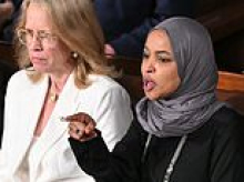Ilhan Omar claims her guest was 'forcibly removed' from House floor during Trump's speech… as John Fetterman blasts Rashida Tlaib's vile slur at GOP lawmakers