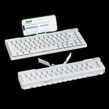 Mehanska tipkovnica v zložljivi obliki za delo na poti