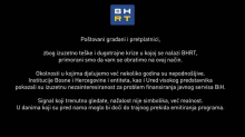 Državna televizija u BiH prekinula emitiranje programa. Pogledajte poruku gledateljima
