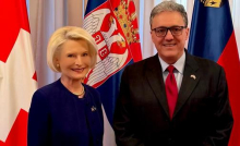 RAZGOVARALI O ZAJEDNIČKIM PRIORITETIMA: Ambasadorka SAD u Švajcarskoj na sastanku sa ambasadorom Srbije