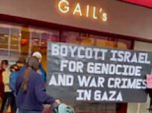 New branch of Gail's is targeted for second time by vandals painting anti-Zionist graffiti