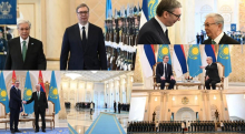 UŽIVO TOKAJEV URUČIO VUČIĆU ORDEN ZLATNOG ORLA: Predsednik dobio najviše odlikovanje Kazahstana