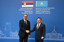 VUČIĆ SE SASTAO SA PREMIJEROM KAZAHSTANA Razgovor o realizaciji brojnih sporazuma koje su potpisali i budućim zajedničkim projektima