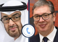 PREDSEDNIK VUČIĆ RAZGOVARAO SA ŠEIKOM MOHAMEDOM BIN ZAJEDOM AL NAHJANOM: Izrazio sam solidarnost sa narodom Emirata i poželeo mir u regionu