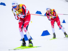 Klaebo tudi v skiatlonu najboljši, pri ženskah slavila Weng