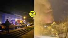 VIDEO Požar u Prečkom: 'Zapalio se restoran, zaposlenici su bili unutra kad je krenulo'