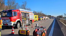 Unfälle: Tödlicher Crash auf der A5 bei Hemsbach