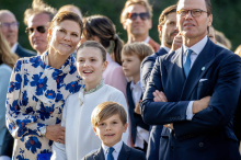 Prinz Oscar wurde 10: Er strahlt mit seiner Schwester Estelle