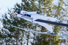 S slovensko skakalno odpravo v Lahti tudi Ema Klinec