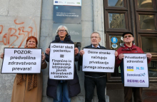 Glas ljudstva: SDS, NSi, Demokrati, Resnica so privatizatorji zdravstva