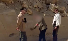 Pred nikomer varna dediščina: turistični vodnik aretiran po risanju na steno Unasove piramide