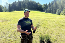 Obersteirischer Landwirt geht mit dem Anbau von Soja neue Wege