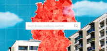 Immobilien: Interaktive Karte - So stark steigen die Mieten in Ihrer Region