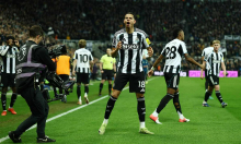 Newcastle z igralcem manj ugnal blede rdeče vrage s Šeškom na čelu