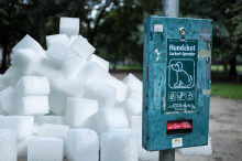 Zerstampfter Würfelzucker in Hundekotsackerl als Kokain verkauft