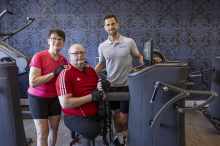 Selbst zwei Amputationen halten diesen Mann nicht vom Training ab