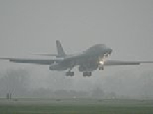 The big boys arrive: More US bombers fly in to UK airbase ahead of the 'the big one' as US promises 'surge' in attacks against Iran