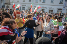 Kundgebung in Graz: Demonstration für den Iran