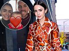 Emily in Hampstead? Lily Collins waves farewell to LA as she lines up return to London so her daughter can go to a UK school