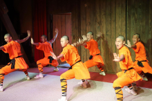 Sensation auf Schloß Albeck: Die Mönche des Shaolin Kung Fu begeisterte das Publikum