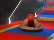 Moments before mother-of-one dies after crashing off a high-thrill extreme slide ride in Colombia