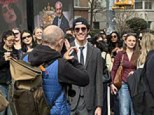 New Yorkers hold JFK Jr lookalike competition... but the crowds all say the same thing