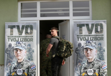 V vojašnice vstopili prvi hrvaški naborniki