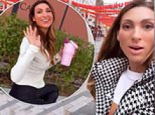 Luisa Zissman moans 'I'm in my refugee era' after 'being displaced from my home' as she arrives back in the UK amid 'rising panic' in Dubai and immediately voices her fears about London crime