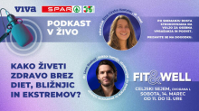 Zdrav življenjski slog brez bližnjic: Viva podkast v živo na sejmu Fit & Well!