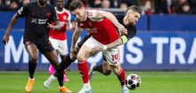Achtelfinal-Hinspiel der Champions League: Bayer Leverkusen verspielt Führung gegen FC Arsenal