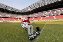 Steirer in Klagenfurt: Ein Rekord-Gitarrist startet seine „Stadiontour“